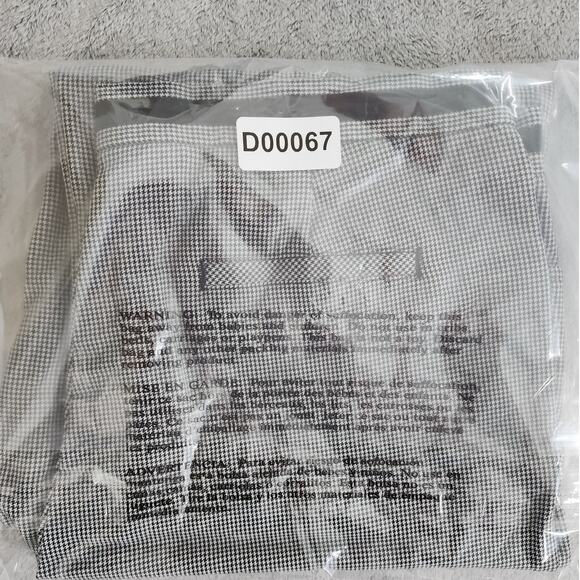 Liz Claiborne Pants Womens 10 Black White Houndstooth Tabitha High Rise Straight - Picture 15 of 15